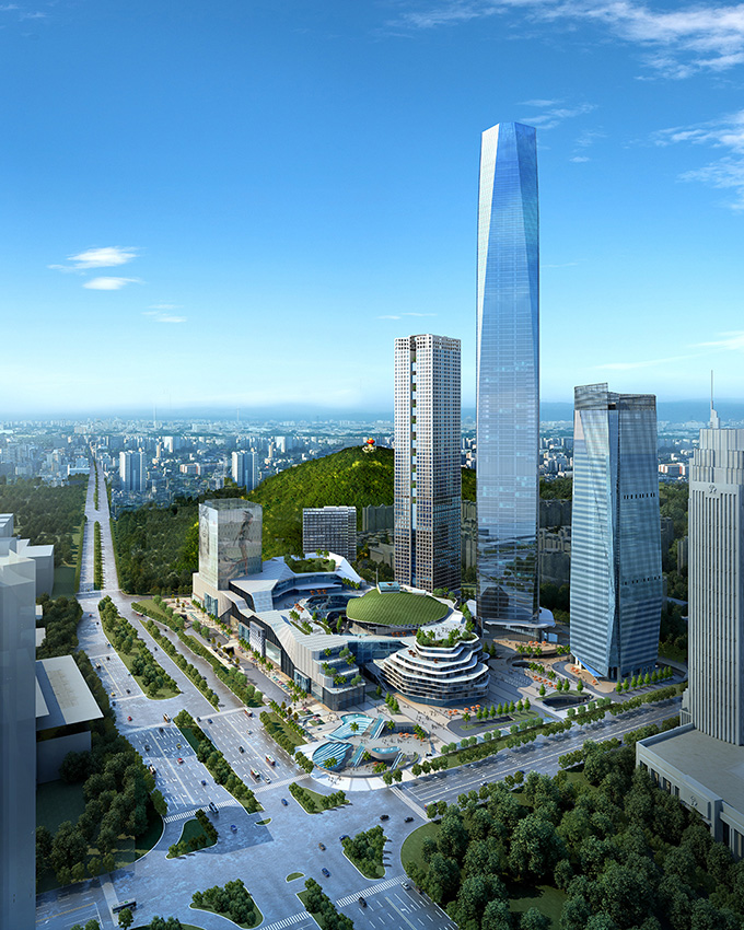 東莞民盈國貿(mào)中心冷卻塔效率提示改造